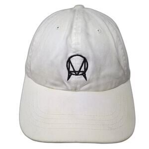 OWSLA Yupoong Baseball Cap White Black OS Embroidered Adjustable Slideback Hat